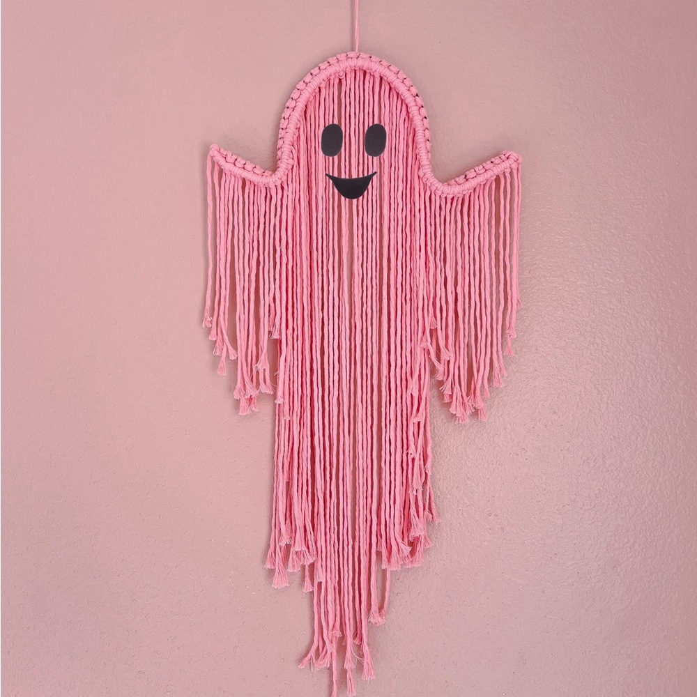Macrame Ghost Wall Art
